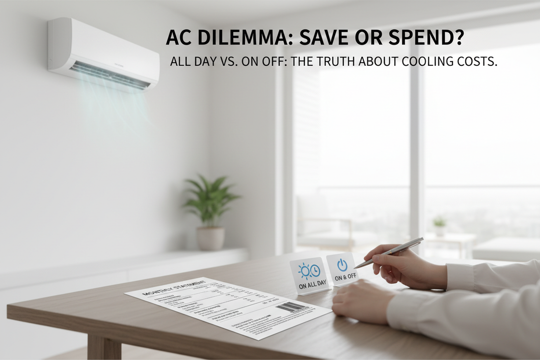 Is It Cheaper to Leave AC on All Day or Turn It On and Off?