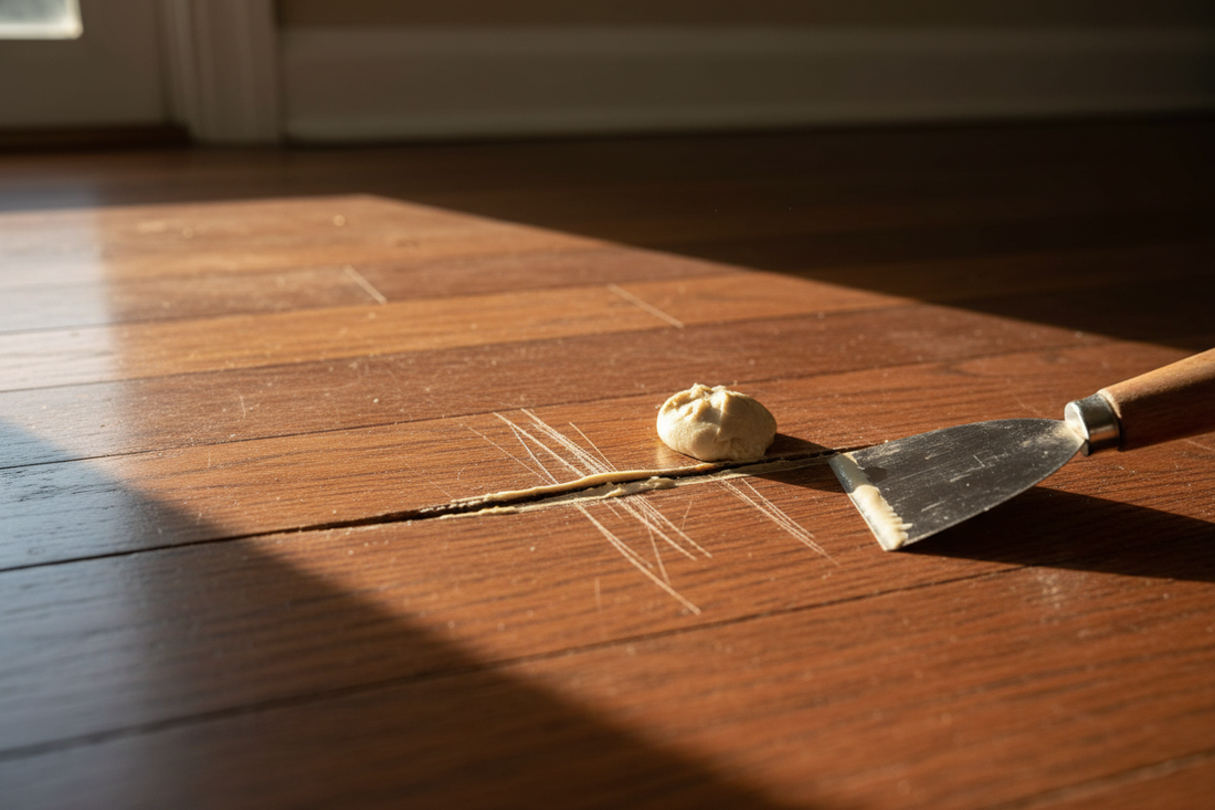 How to Fix a Crack in a Hardwood Floor: Wood Filler, Refinishing, and Board Replacement