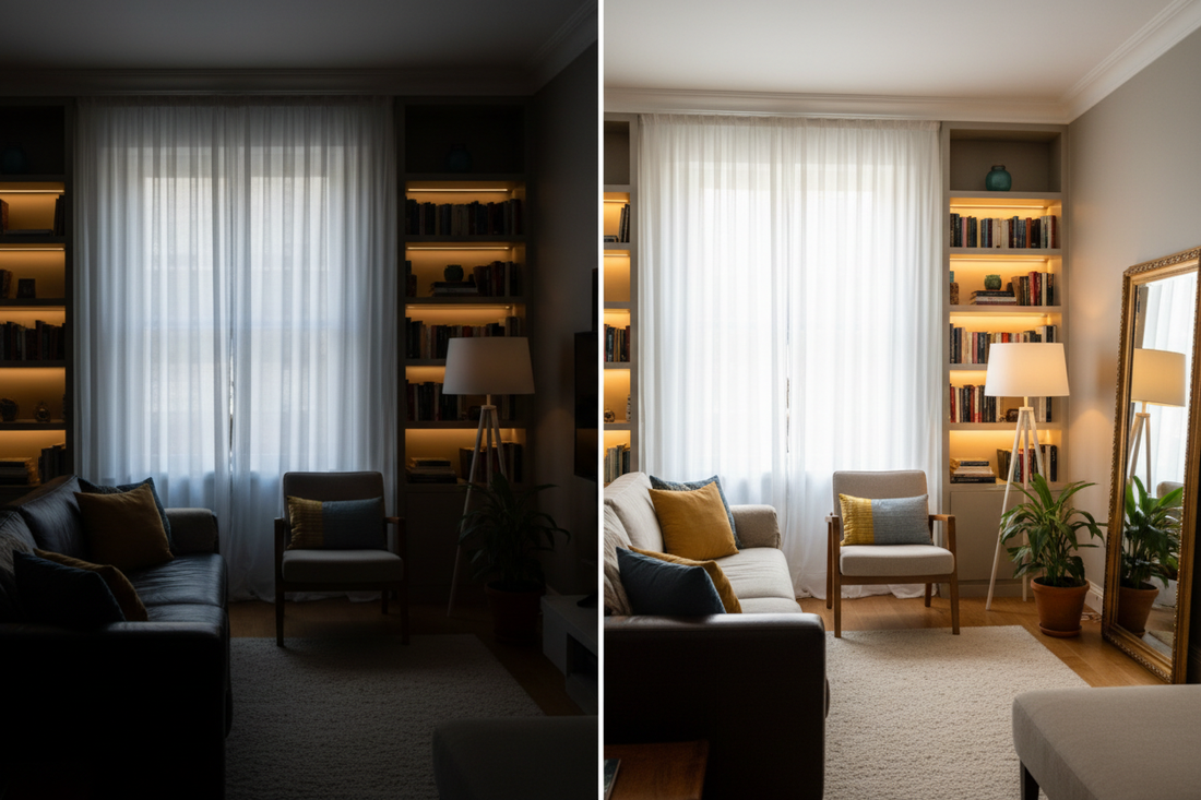 How to Add Lighting to a Dark Room