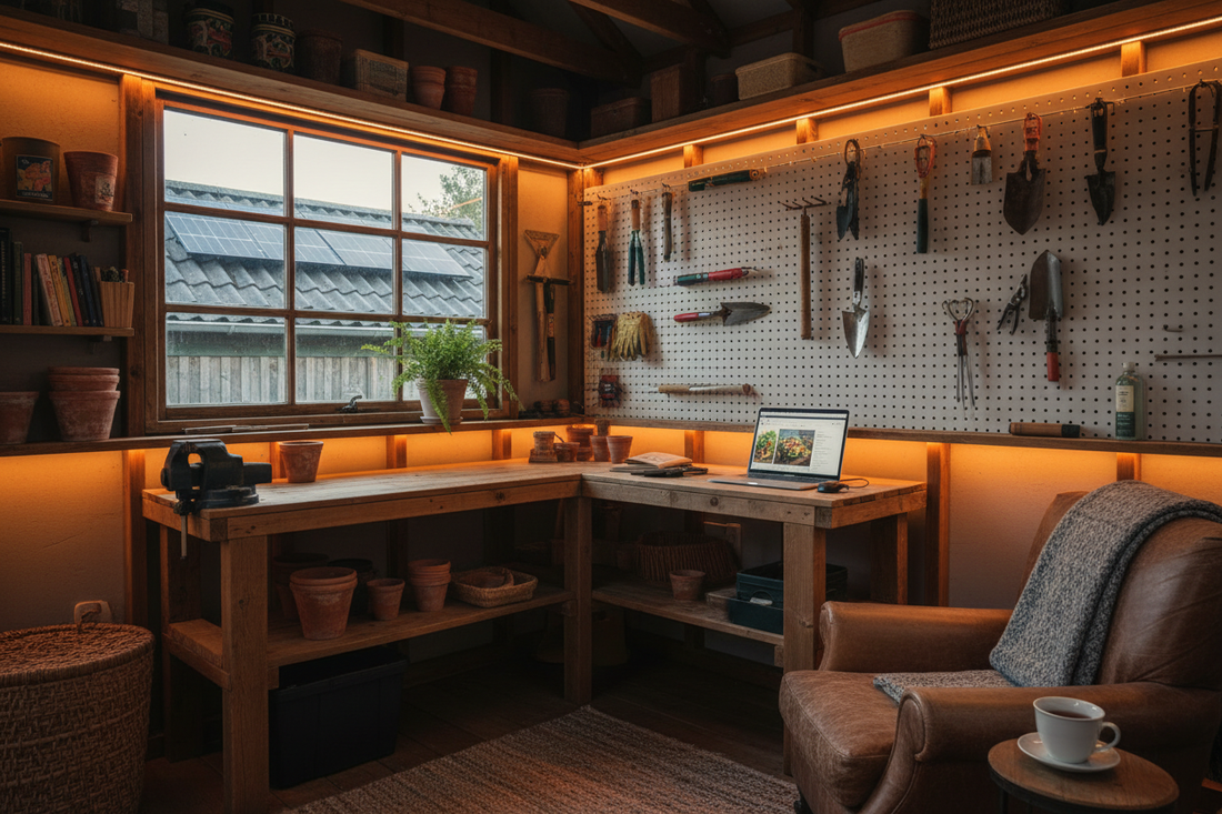 How to Add Lighting to a Shed