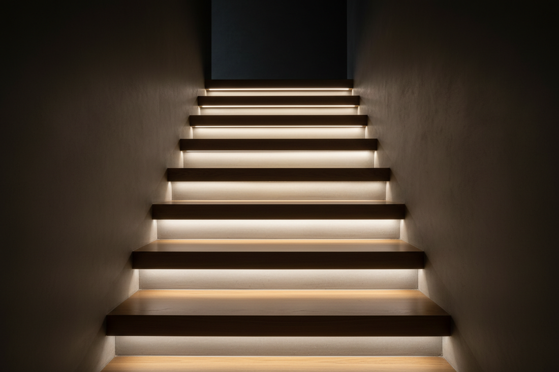 How to Add Lighting to Staircase