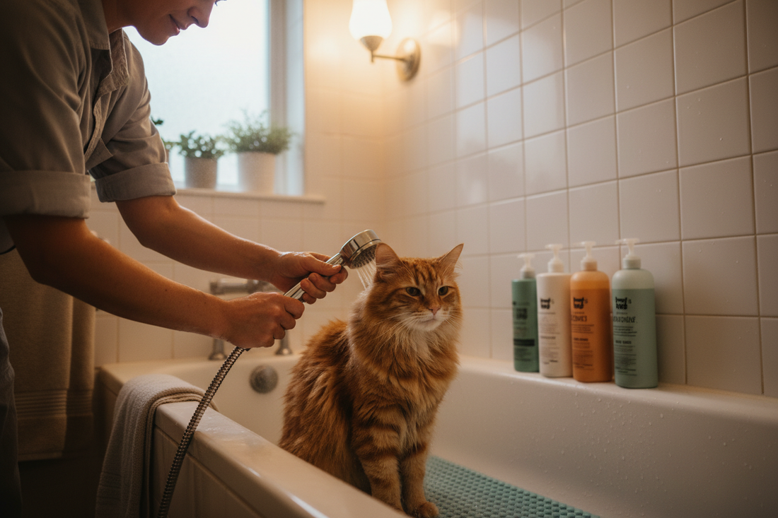 How to Bathe a Cat Safely