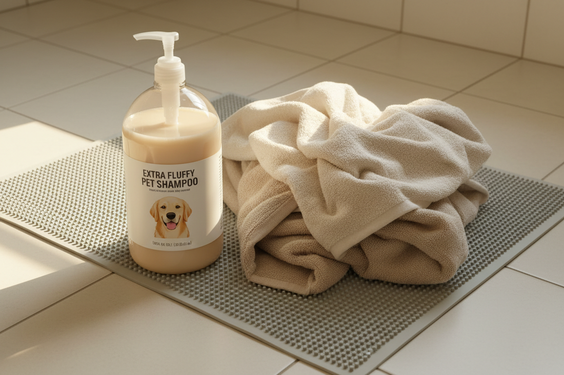 How to Bathe a Large Dog at Home