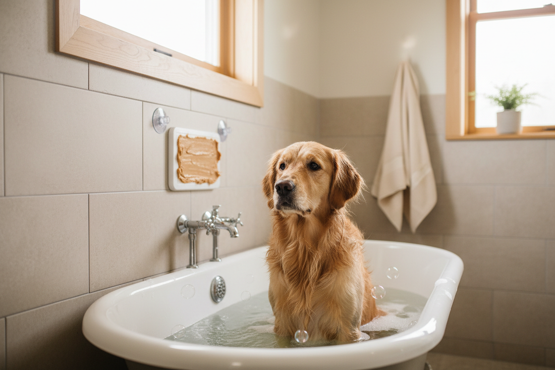 How to Calm a Dog During a Bath
