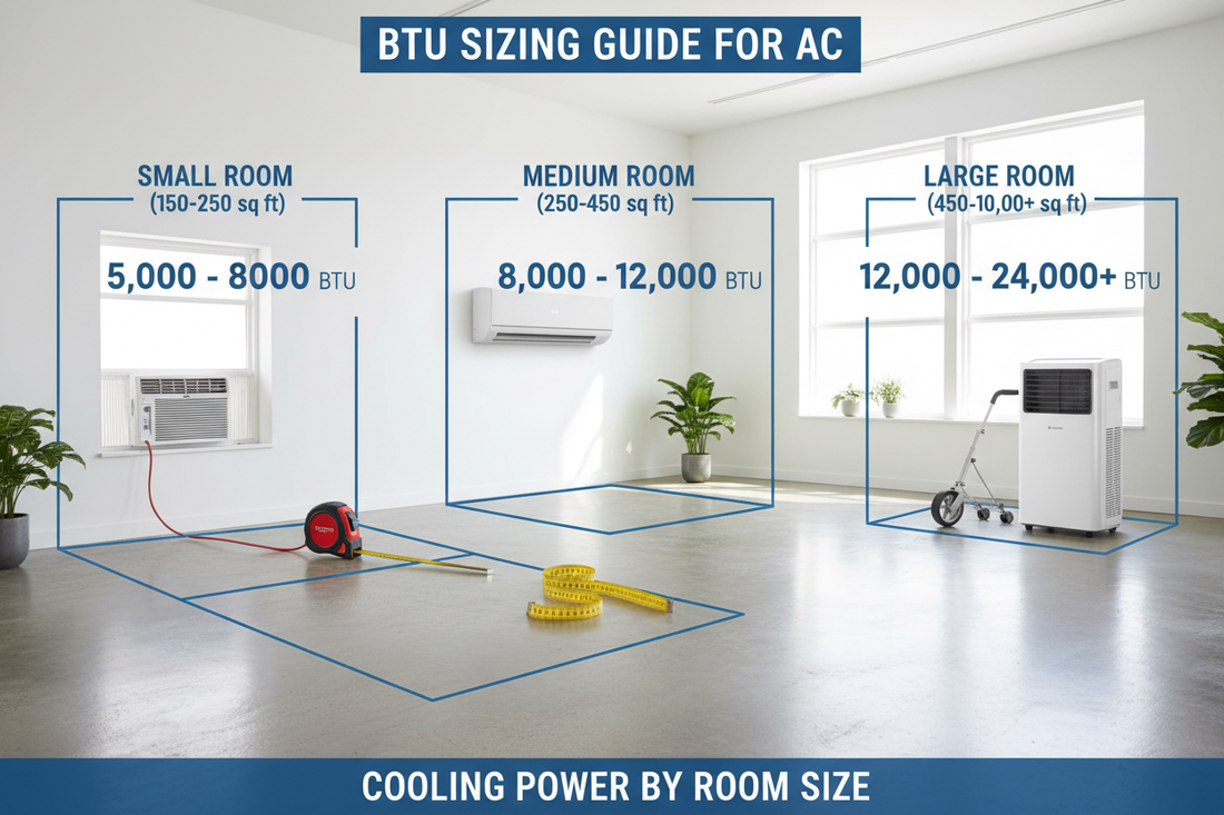 How to Choose Air Conditioner for Room Size