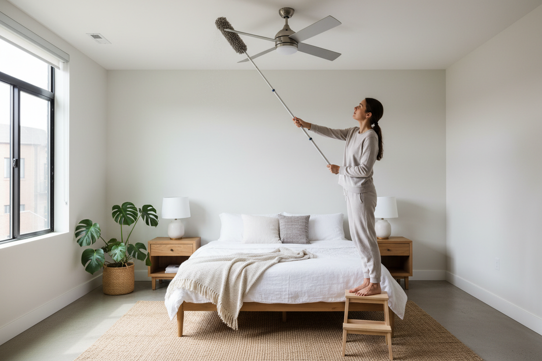 How to Clean a Bedroom Ceiling Fan: Quick and Thorough Methods