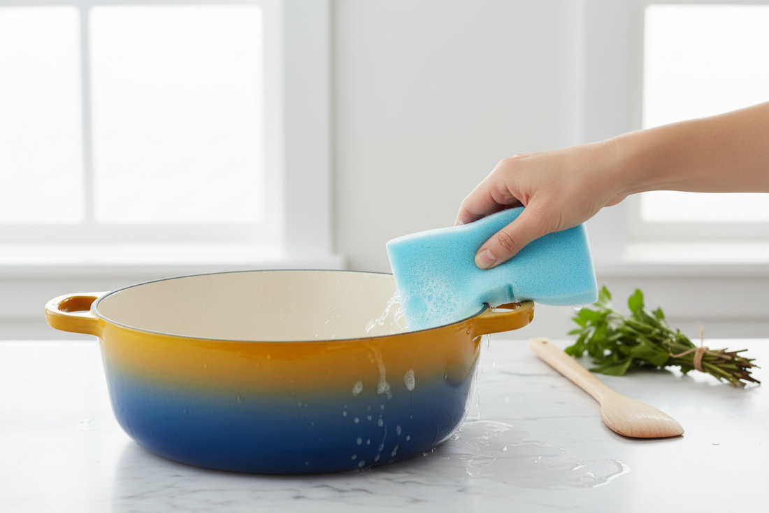 How to Clean Enamel Cookware