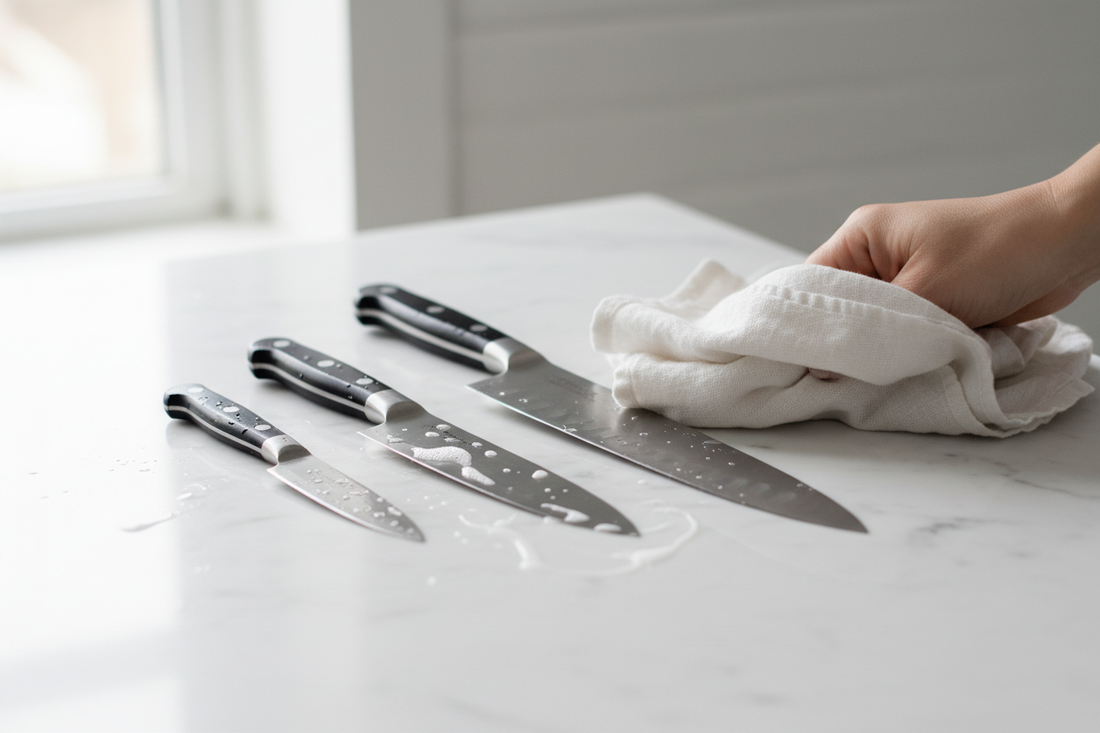 How to Clean Kitchen Knives Properly