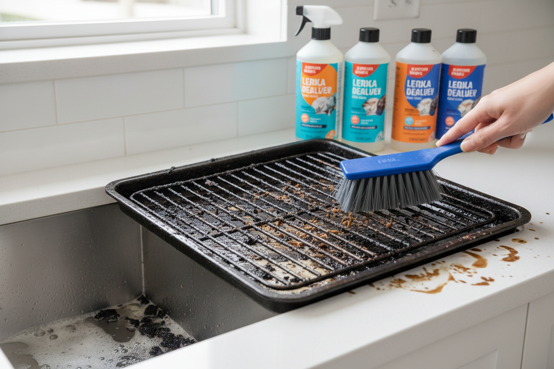 How to Clean Oven Grill / Broiler Pan
