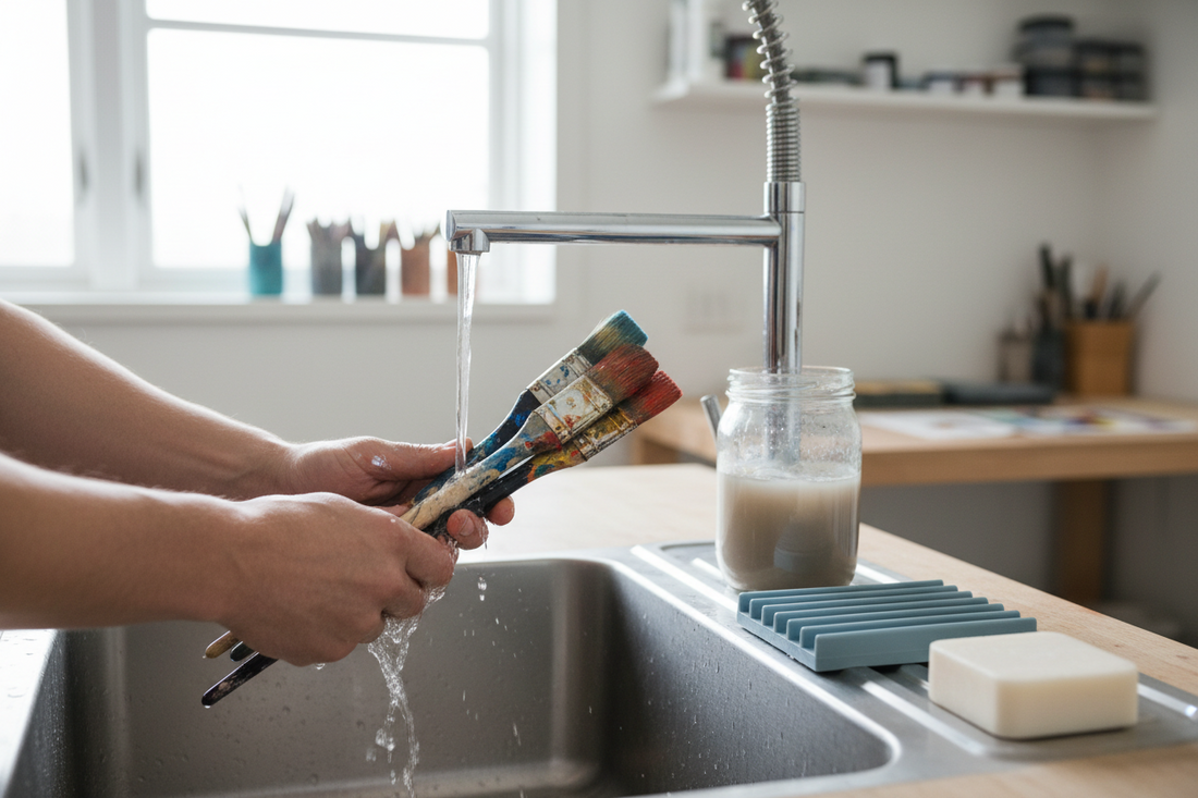 How to Clean Paint Brushes Correctly