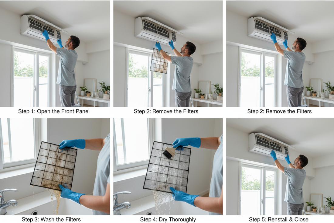 How to Clean Split Air Conditioner at Home