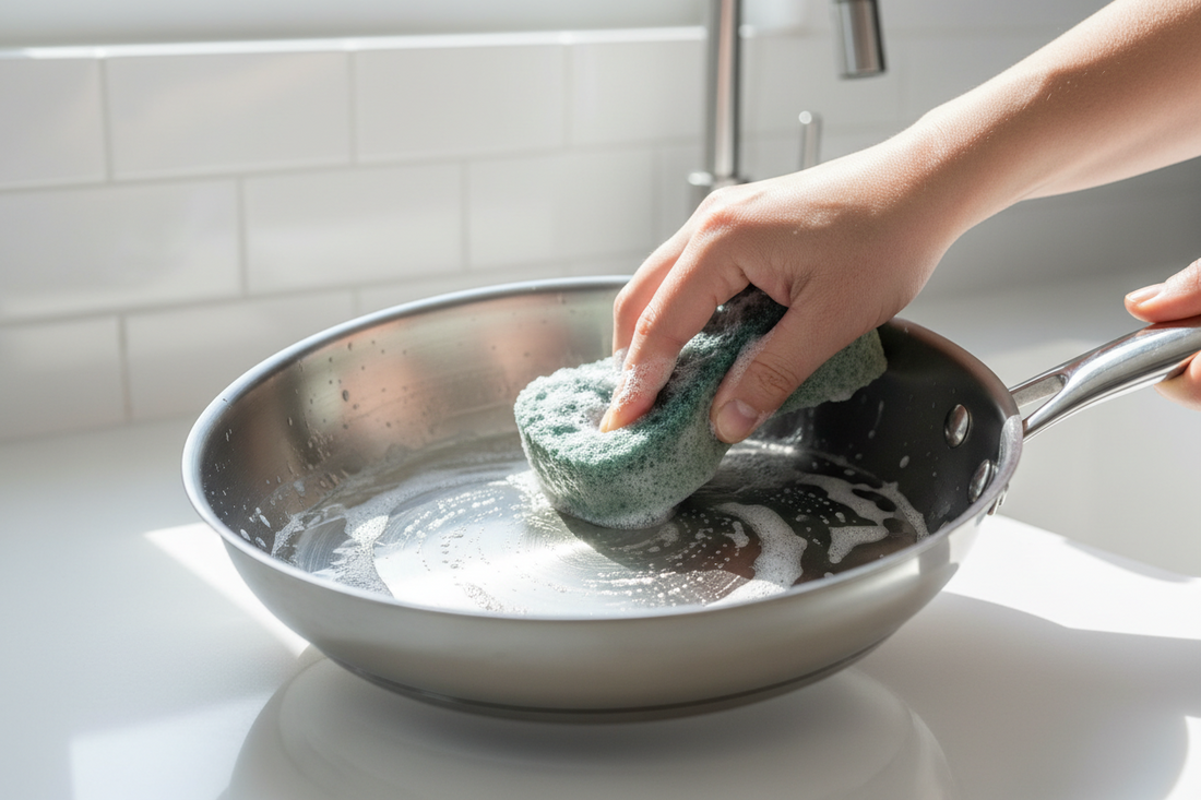 How to Clean Stainless Steel Pan Inside