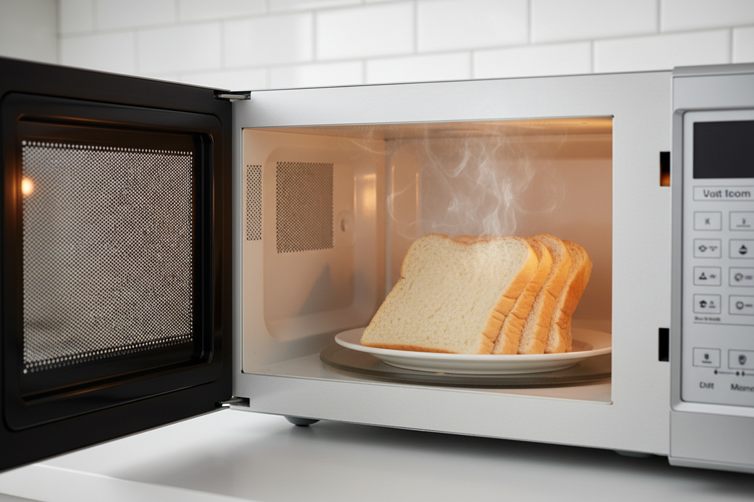 How to Defrost Bread in Microwave