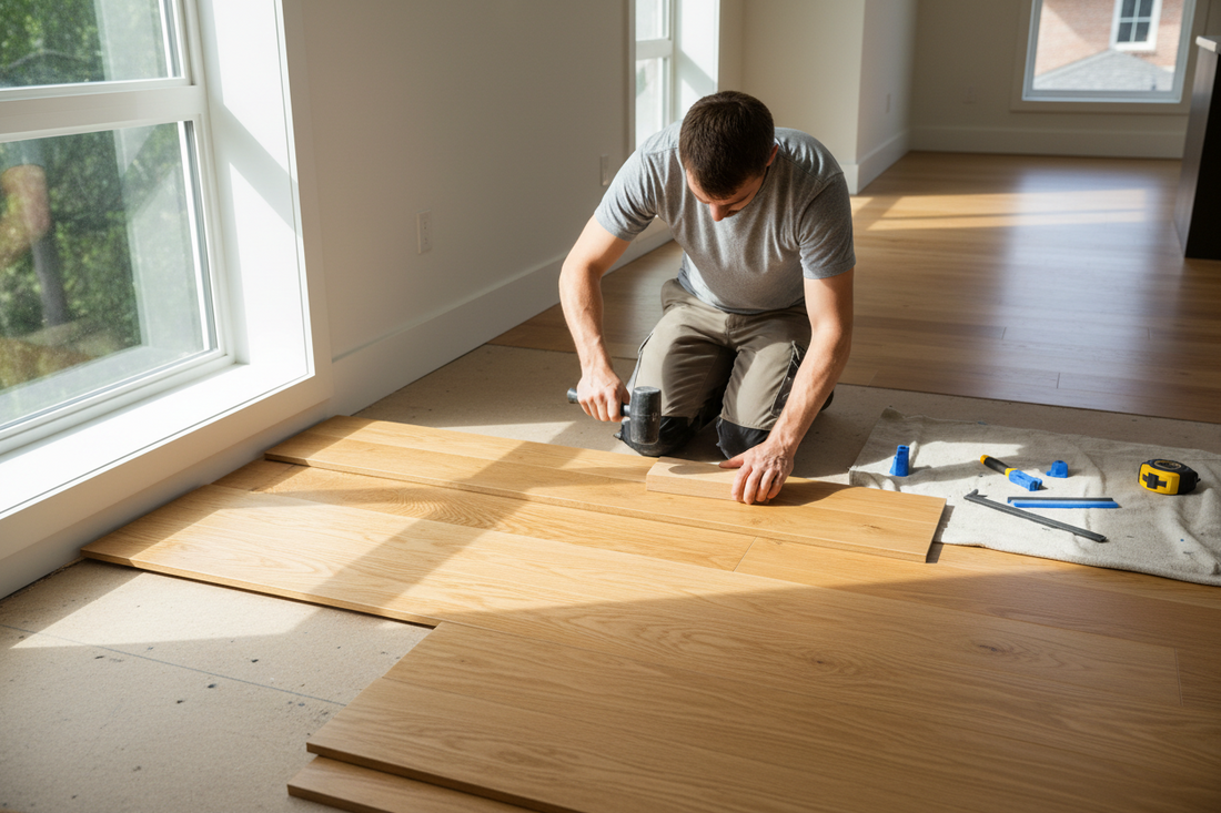 How to Finish Hardwood Floor Installation