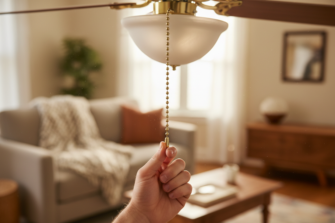 How to Fix a Ceiling Fan Pull Chain