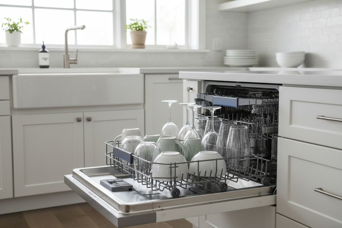 How to Load Dishwasher Top Rack Correctly