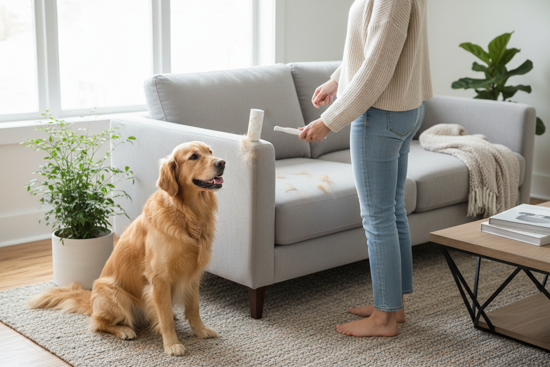 How to Remove Pet Hair from Sofa
