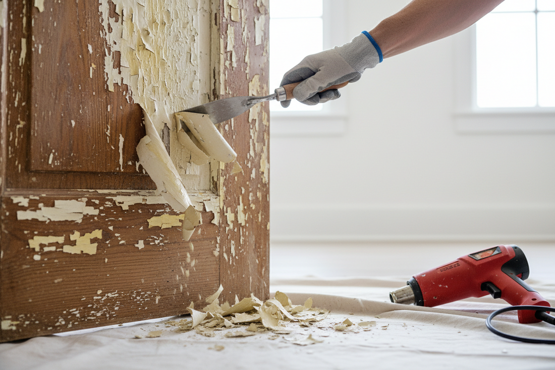 How to Strip Paint from a Door