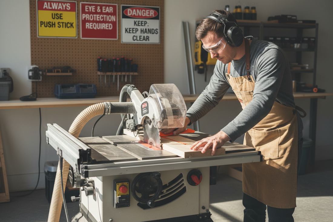 How to Use a Table Saw Safely
