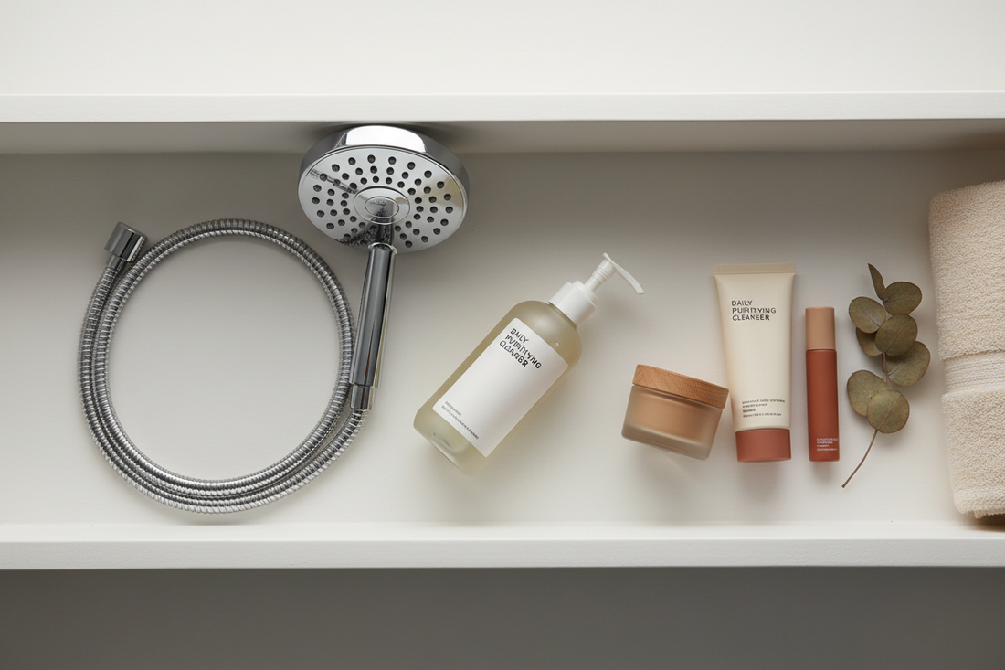 How to Wash Your Face in the Shower Correctly