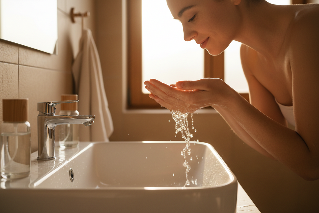 How to Wash Your Face Without Cleanser