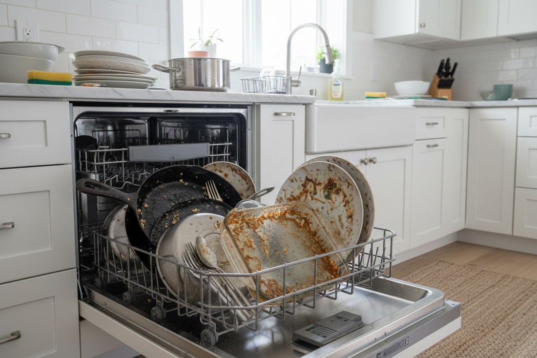 How to Wash Heavily Soiled Dishes in Dishwasher