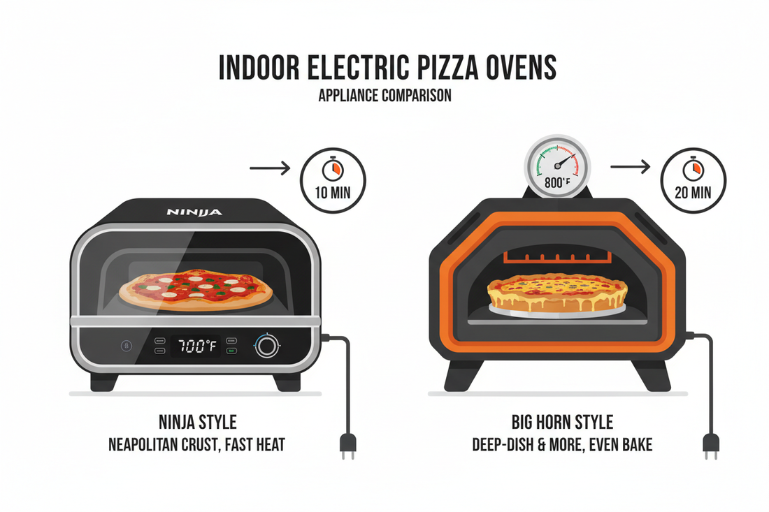 Ninja Artisan vs BIG HORN Indoor Pizza Oven Comparison