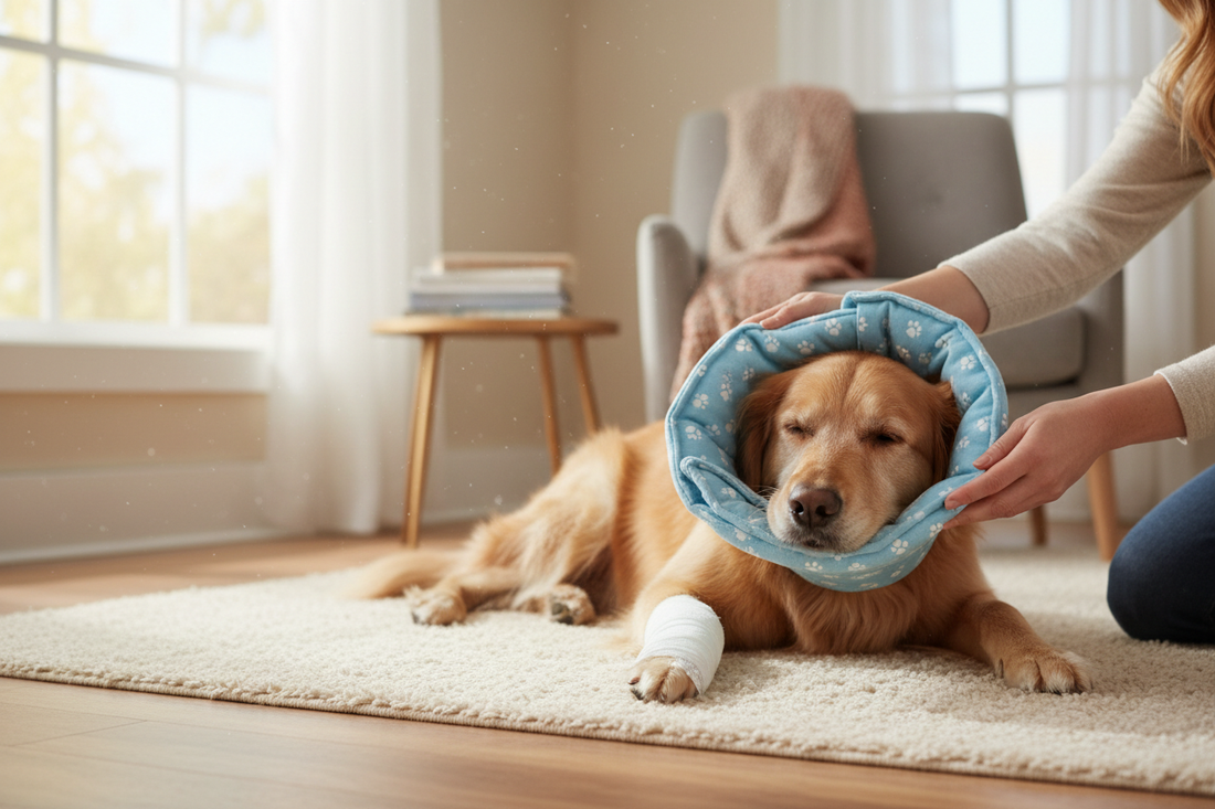 How to Stop Dog from Licking Wounds