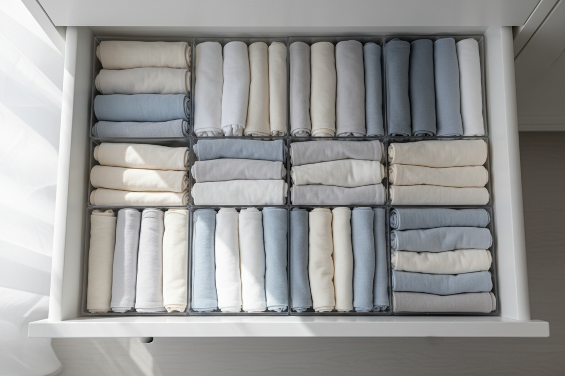 How to Fold Underwear to Save Drawer Space
