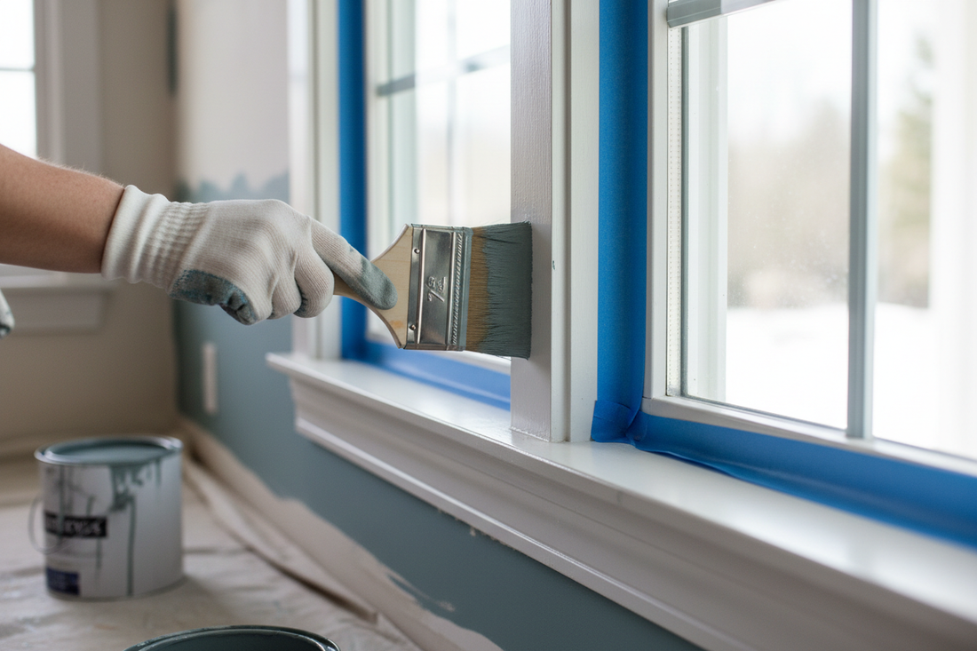 How to Paint Around Windows: Walls, Trim, Sills, and Glass