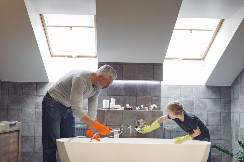 Bathroom Cleaning with Kids: A Complete System for Busy Parents
