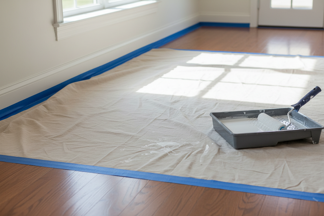 How to Protect Floors When Painting: Drop Cloths, Tape, and the Right Setup