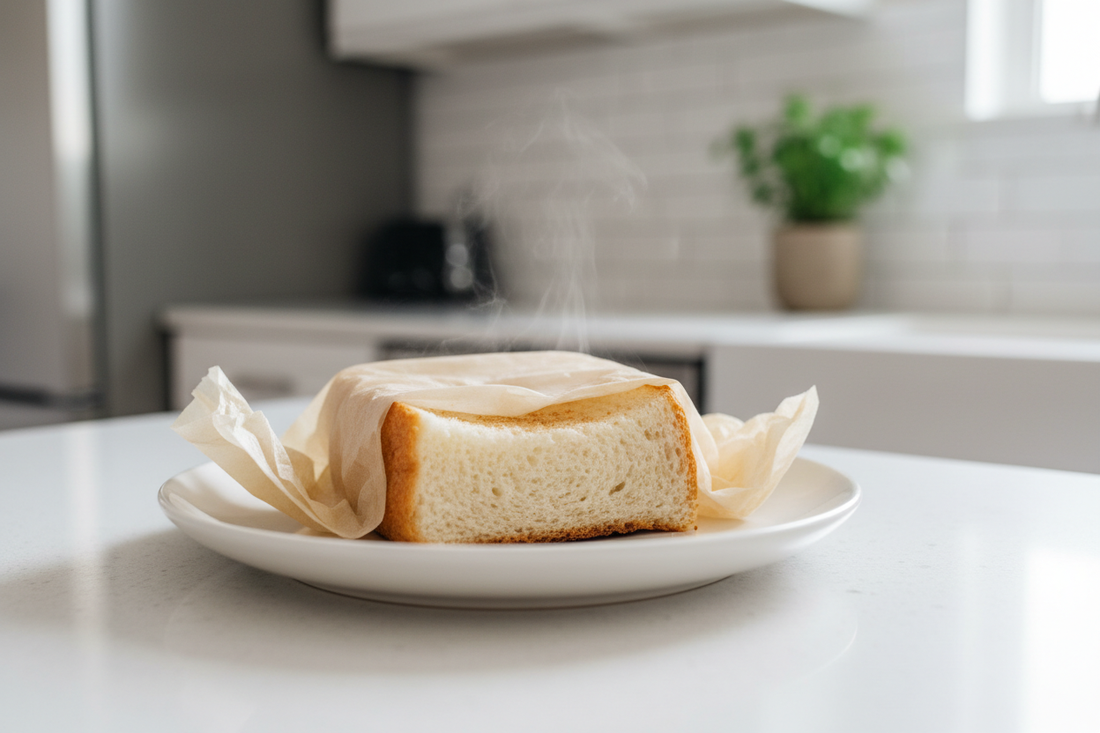 How to Reheat Bread in Microwave