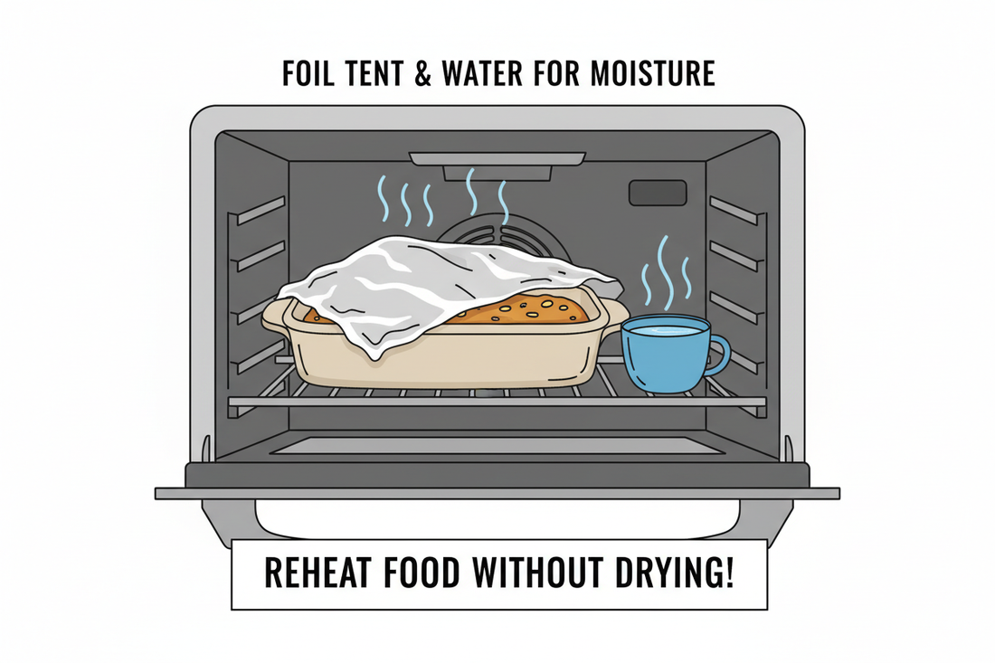 How to Reheat Food in Oven Without Drying Out