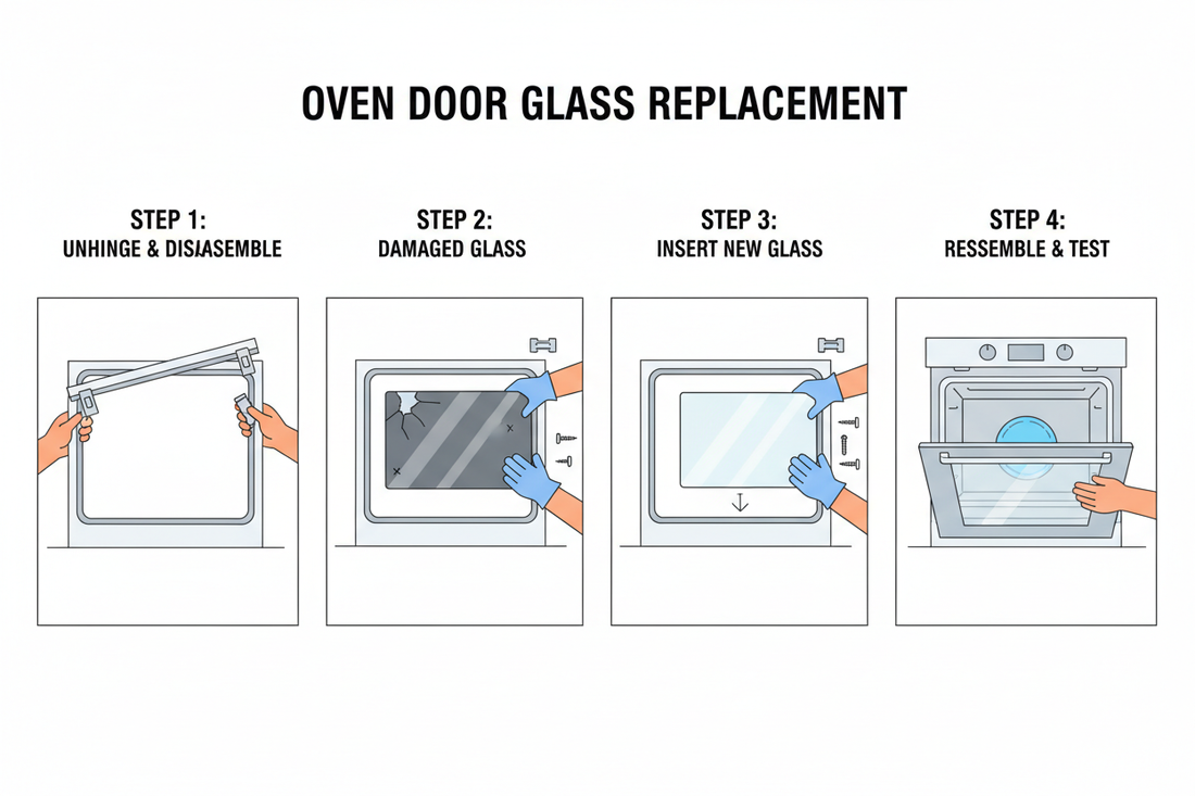 How to Replace Oven Door Glass