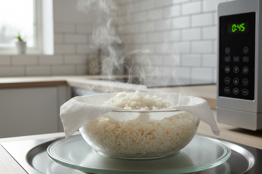 How to Reheat Rice in Microwave