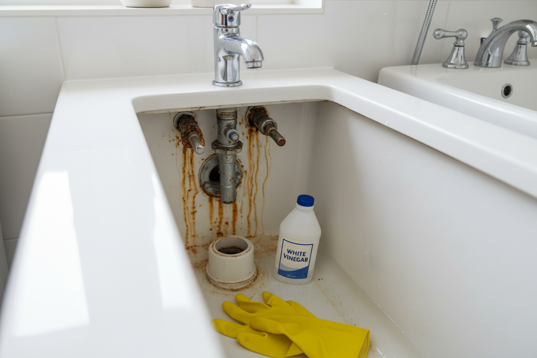 How to Remove Rust from Toilet Tank