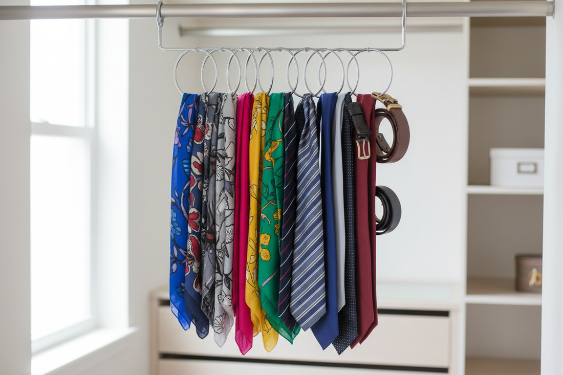 How to Store Scarves and Accessories