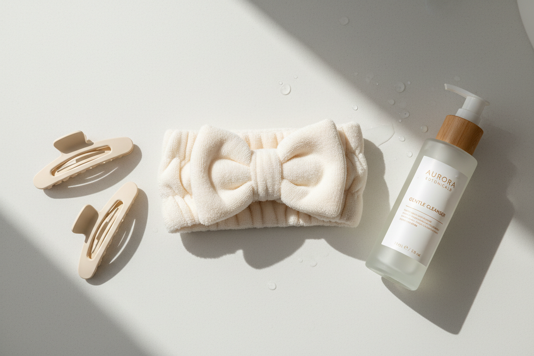 How to Wash Your Face Without Getting Hair Wet