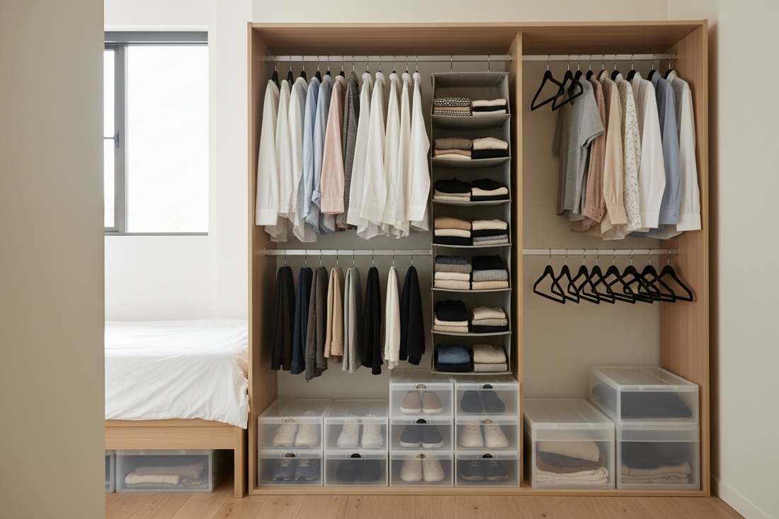 Wardrobe Organization Tips for a Small Bedroom