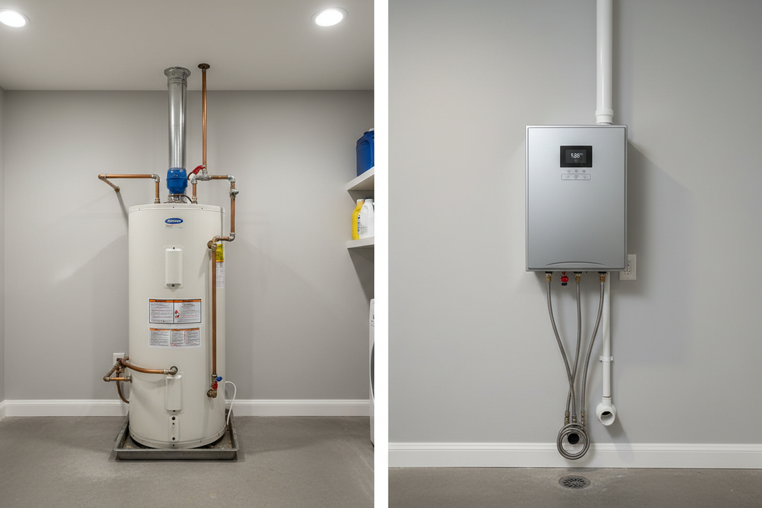 Tankless vs Tank Water Heater