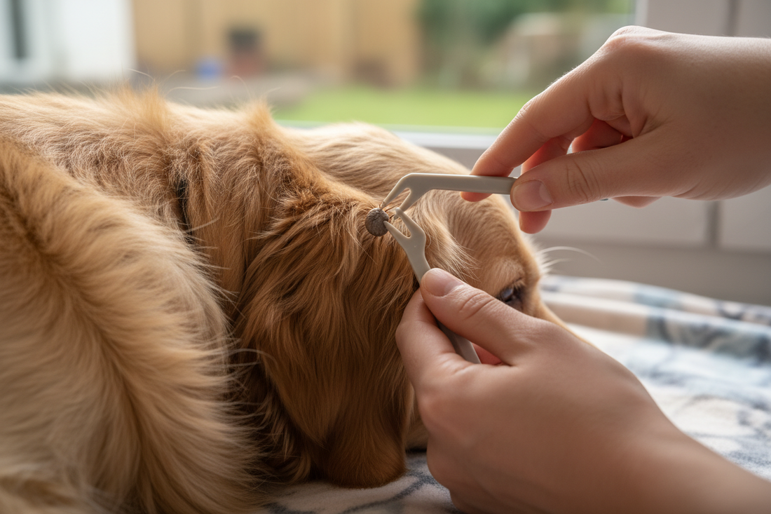 How to Remove a Tick from a Dog at Home