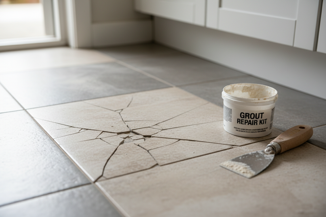 How to Fix a Crack in a Tile Floor: Grout Repair, Tile Repair, and Full Replacement