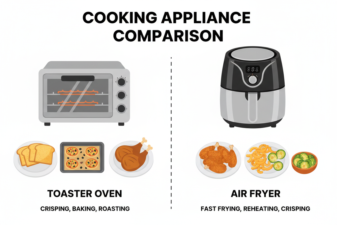 Toaster Oven vs Air Fryer - Which to Buy