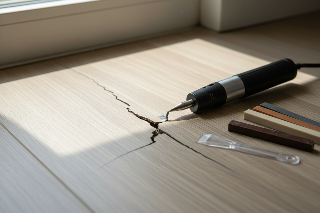 How to Fix a Crack in a Vinyl Floor: Repair Guide for LVP, Sheet Vinyl, and Vinyl Tile