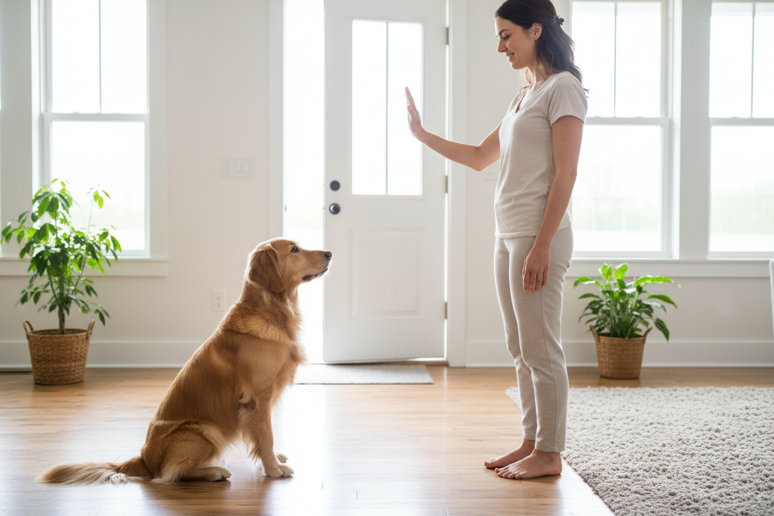 How to Teach Dog to Wait