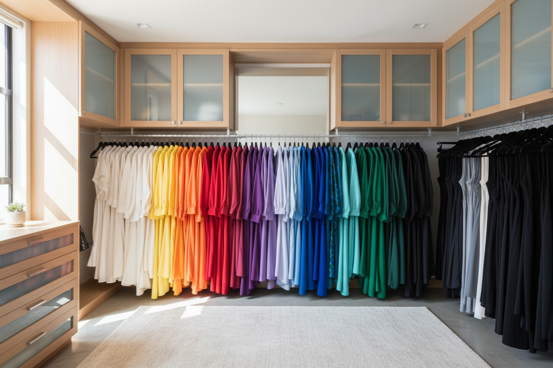 How to Organize Your Wardrobe by Color