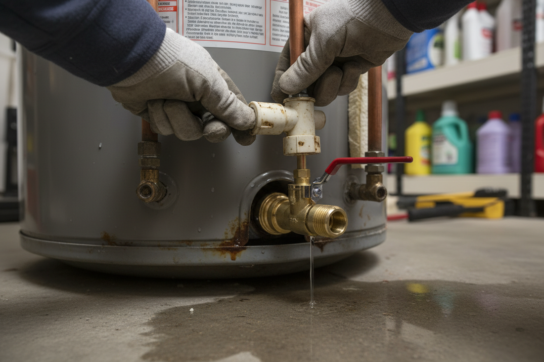 Water Heater Drain Valve Replacement