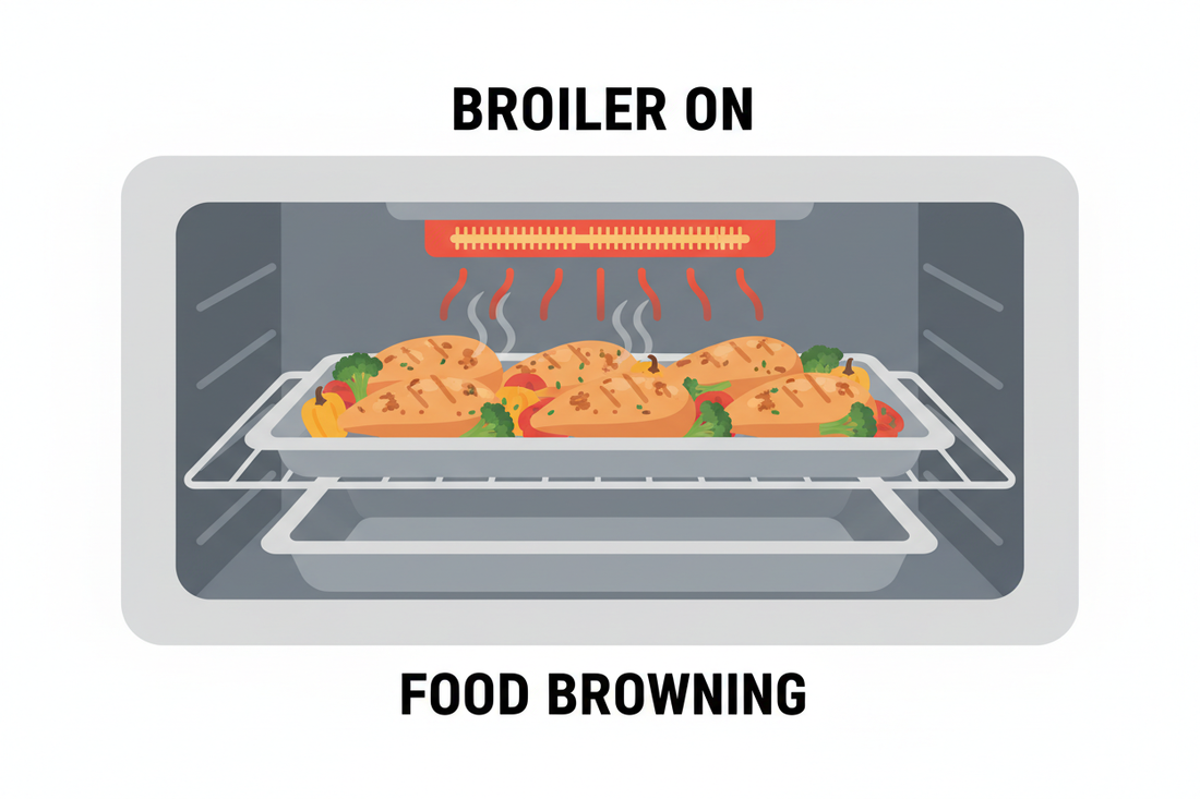 When to Use Grill or Broiler in Oven
