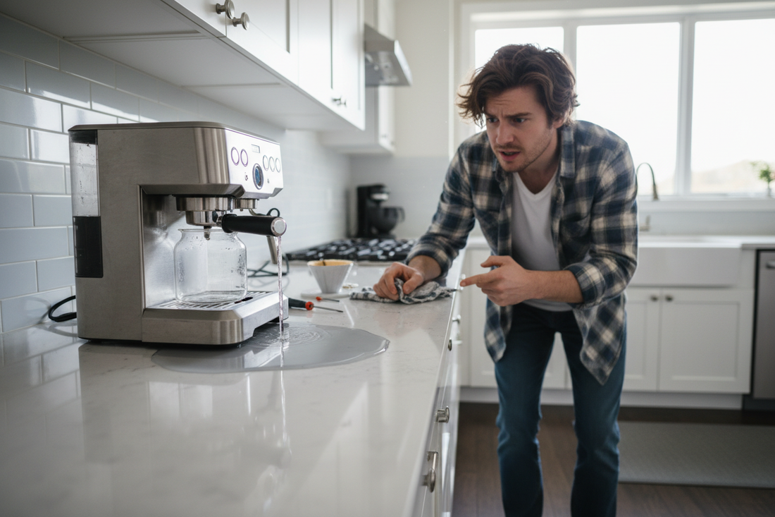 Why Is Coffee Maker Leaking? (6 Causes & Fixes)